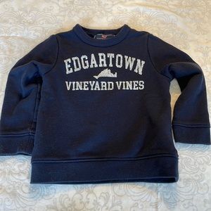 Unique Vineyard Vines ‘Edgartown’ kids navy sweatshirt, size 3T